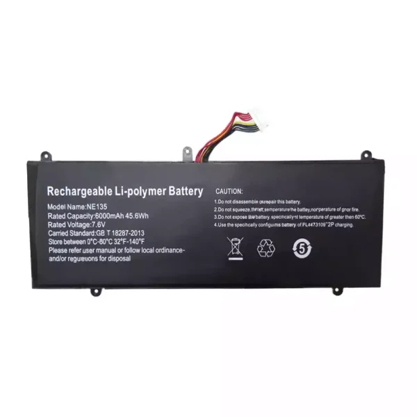 laptop akku/akkumulátor az NE135