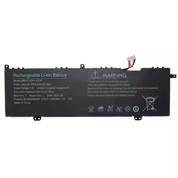 laptop akku/akkumulátor az U4867123PV-2S1P