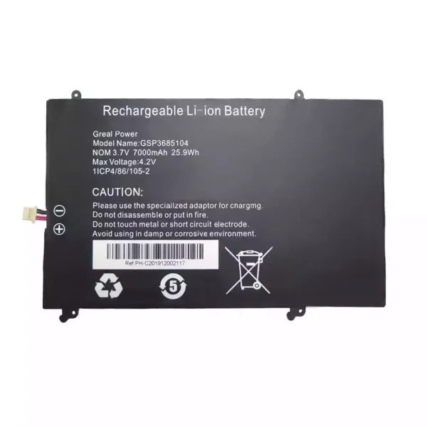 laptop akku/akkumulátor az GSP3685104