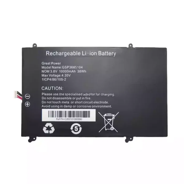 laptop akku/akkumulátor az GSP3685104 - Image 2