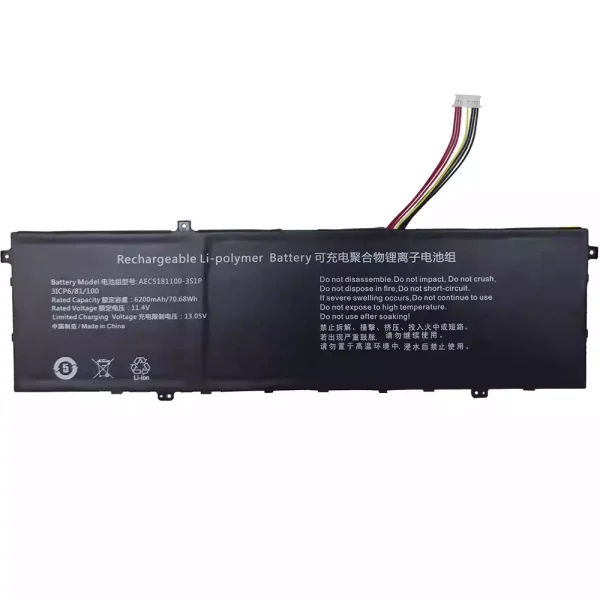 laptop akku/akkumulátor az AEC5181100-3S1P U5310478PV-3S1P 528196-3S1P
