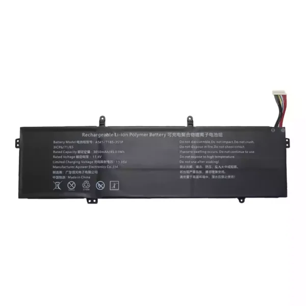 laptop akku/akkumulátor az AEC537185-3S1P