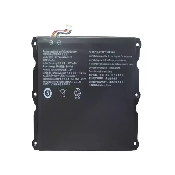 laptop akku/akkumulátor az AEC485494-1S2P