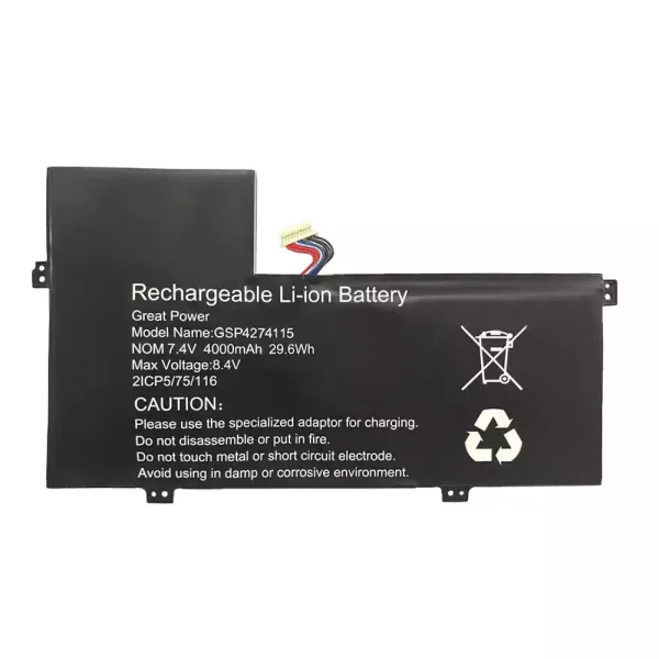 laptop akku/akkumulátor az GSP4274115