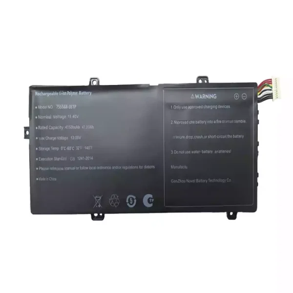 laptop akku/akkumulátor az 755568-3S1P