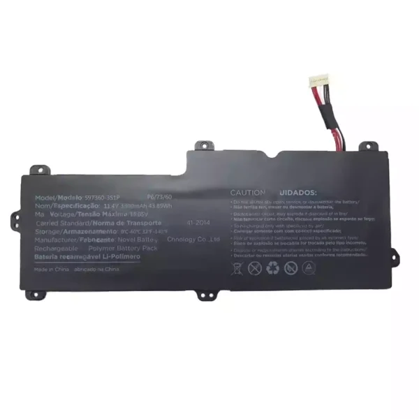 laptop akku/akkumulátor az 597360-3S1P