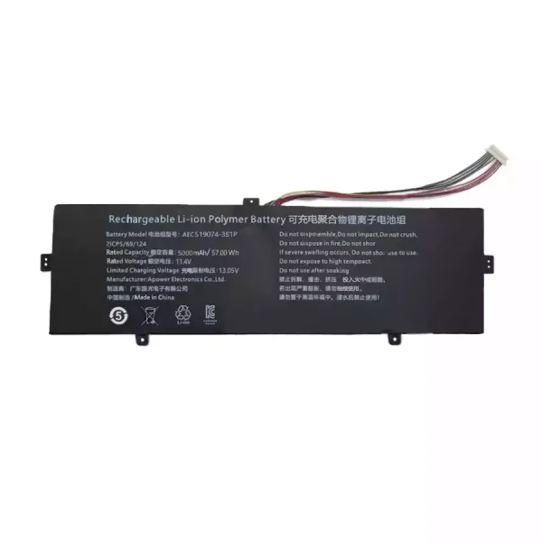 laptop akku/akkumulátor az AEC519074-3S1P