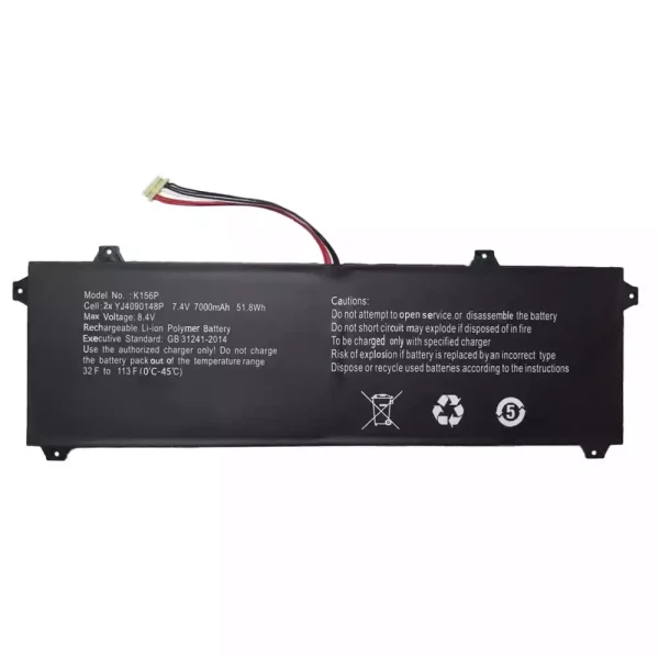 laptop akku/akkumulátor az K156P,YJ4090149P
