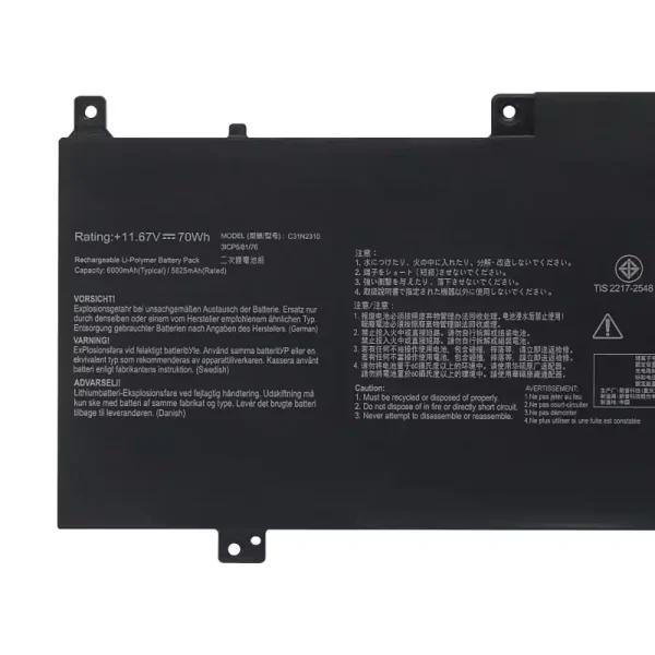 laptop akku/akkumulátor az ASUS C31N2310 - Image 3