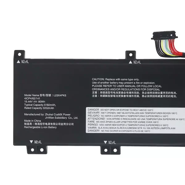 laptop akku/akkumulátor az LENOVO L23M4PK5 L23B4PK5 L23X4PK5 L23C4PK5 L23D4PK5 - Image 3