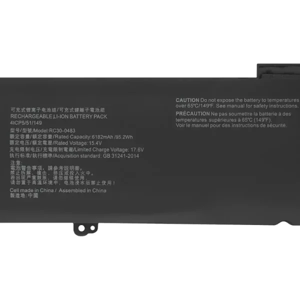 laptop akku/akkumulátor az RAZER RC30-0483 RZ09-0510,BLADE 16 2023 - Image 3