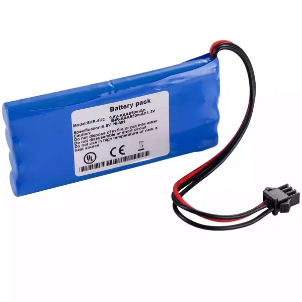 Akku/akkumulátor az 8HR-4UC 9.6V-AAA650MAH 8HR-AAA650mah1.2V
