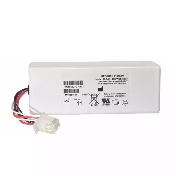 Akku/akkumulátor az RESPIRATEUR V60 V60S,88881344 1076374