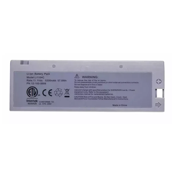 Akku/akkumulátor az BIOLIGHT LI1104C,12-100-0006