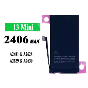 Mobiltelefon akku/akkumulátor A2660 alkalmas iPhone 13 mini
