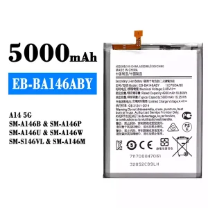Mobiltelefon akku/akkumulátor EB-BA146ABY alkalmas Samsung A14 5G