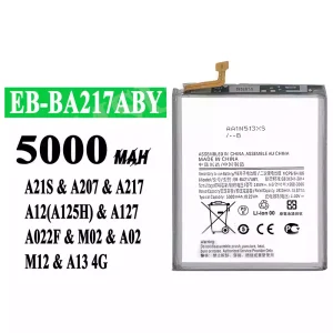 Mobiltelefon akku/akkumulátor EB-BA217ABY alkalmas Samsung A21S/A207/A217/A12(A125H)/A127/A022F/M02/A02/M12/A13 4G