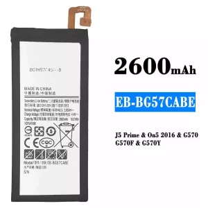 Mobiltelefon akku/akkumulátor EB-BG57CABE alkalmas Samsung J5 Prime