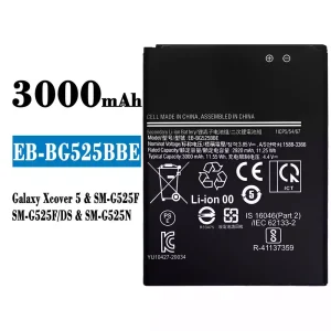 Mobiltelefon akku/akkumulátor EB-BG525BBE alkalmas Samsung Galaxy Xcover 5