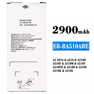 Mobiltelefon akku/akkumulátor EB-BA510ABE alkalmas Samsung A5 2016