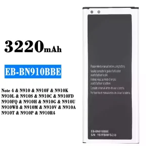 Mobiltelefon akku/akkumulátor EB-BN910BBE alkalmas Samsung Note 4