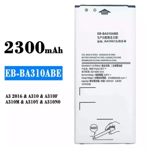 Mobiltelefon akku/akkumulátor EB-BA310ABE alkalmas Samsung A3 2016