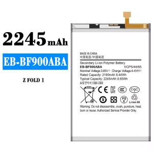 Mobiltelefon akku/akkumulátor EB-BF900ABA alkalmas Samsung Z FOLD 1