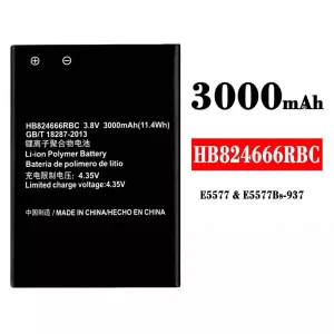 Mobiltelefon akku/akkumulátor HB824666RBC alkalmas HUAWEI E5577
