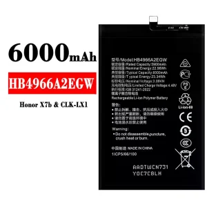 Mobiltelefon akku/akkumulátor HB4966A2EGW alkalmas HUAWEI Honor X7b