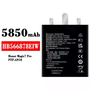 Mobiltelefon akku/akkumulátor HB566878EIW alkalmas HUAWEI Honor Magic 7 Pro