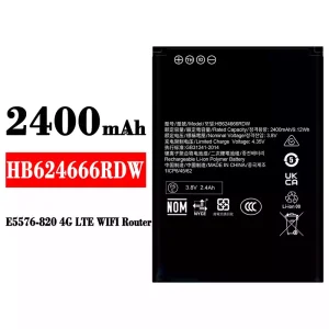 Mobiltelefon akku/akkumulátor HB624666RDW alkalmas HUAWEI E5576-820 4G LTE WIFI Router