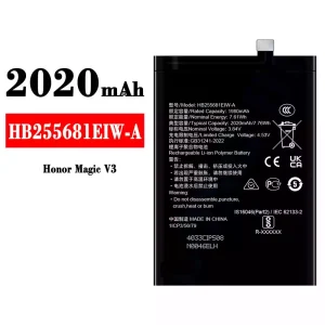 Mobiltelefon akku/akkumulátor HB255681EIW-A alkalmas HUAWEI Honor Magie V3