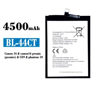 Mobiltelefon akku/akkumulátor BL-44CT alkalmas Tecno Camon 16 / phantom 10