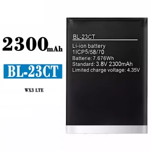 Mobiltelefon akku/akkumulátor BL-23CT alkalmas Tecno WX3 LTE