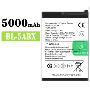 Mobiltelefon akku/akkumulátor BL-5ABX alkalmas Infinix