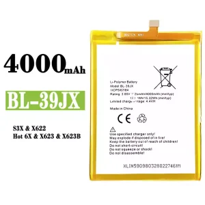 Mobiltelefon akku/akkumulátor BL-39JX alkalmas Infinix Hot 6X