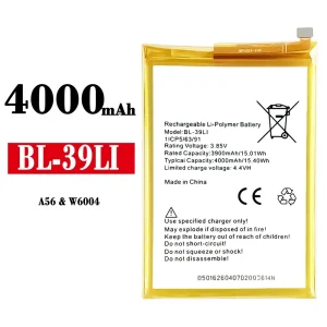 Mobiltelefon akku/akkumulátor BL-39Li alkalmas ITEL A56