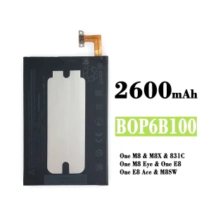 Mobiltelefon akku/akkumulátor B0P6B100 BOP6B100 alkalmas HTC One M8 / One E8
