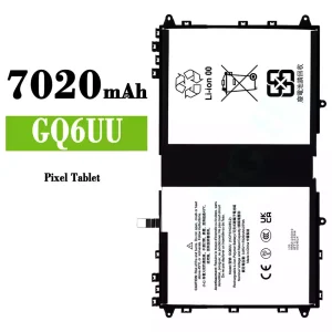 Mobiltelefon akku/akkumulátor GQ6UU alkalmas Google Pixel Toblet