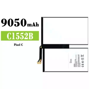 Mobiltelefon akku/akkumulátor C1552B alkalmas Google Pixel C