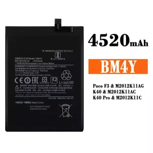 Mobiltelefon akku/akkumulátor BM4Y alkalmas Xiaomi Redmi K40 / Redmi K40 Pro /Poco F3