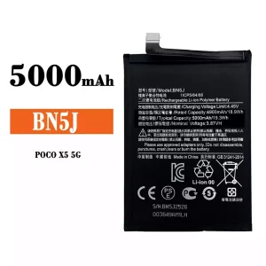 Mobiltelefon akku/akkumulátor BN5J alkalmas Xiaomi POCO X5 5G