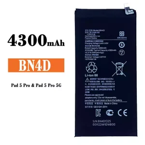 Mobiltelefon akku/akkumulátor BN4D alkalmas Xiaomi Pad 5 Pro