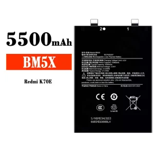 Mobiltelefon akku/akkumulátor BM5X alkalmas Xiaomi Redmi K70E