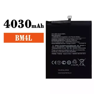 Mobiltelefon akku/akkumulátor BM4L alkalmas Xiaomi