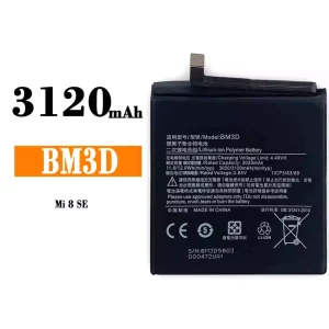 Mobiltelefon akku/akkumulátor BM3D alkalmas Xiaomi Mi 8 se