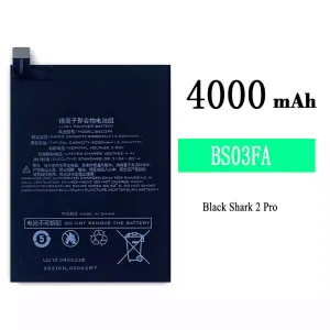 Mobiltelefon akku/akkumulátor BS03FA alkalmas Xiaomi Black Shark 2 Pro