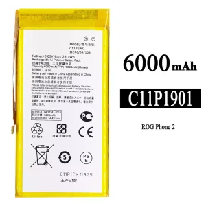 Mobiltelefon akku/akkumulátor C11P1901 alkalmas Asus ROG Phone 2