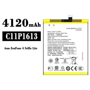 Mobiltelefon akku/akkumulátor C11P1613 alkalmas Asus ZenFone 4 Selfie Lite