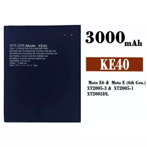 Mobiltelefon akku/akkumulátor KE40 alkalmas Motorola Moto E6 / Moto E (6th Gen)